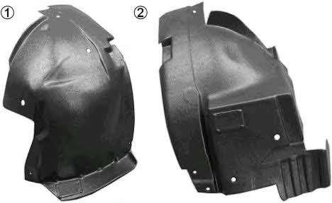 Van Wezel 4394436 Front right liner 4394436 4394436 Van Wezel Front right liner