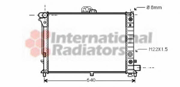 Van Wezel 47002011 Radiator, engine cooling 47002011