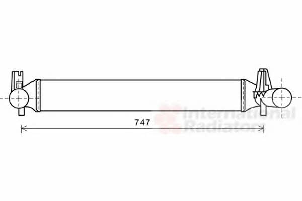 49004042 Van Wezel Intercooler, charger
