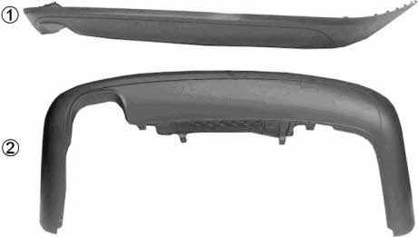 5839509 Van Wezel Rear bumper spoiler