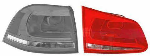 Rear tail light Volkswagen Touareg: 5848933 Van Wezel Tail lamp inner left