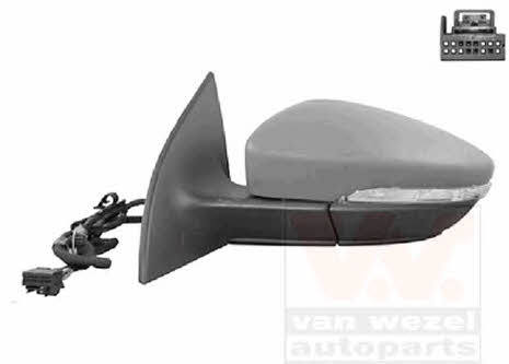Van Wezel 5849807 Rearview mirror external left 5849807 5849807 Van Wezel Rearview mirror external left