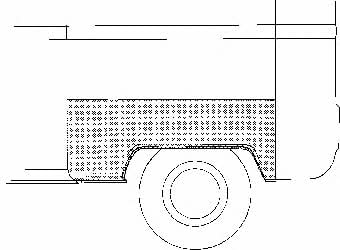 Fender repair parts Volkswagen: 585146 Van Wezel Repair part rear fender right