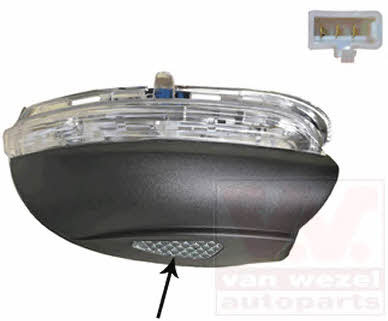 Van Wezel 5863918 Turn signal repeater in the mirror 5863918 5863918 Van Wezel Turn signal repeater in the mirror