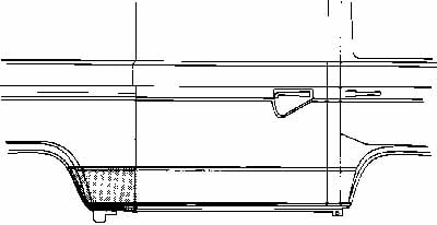 Fender repair parts Volkswagen: 5870141 Van Wezel Repair part rear fender left