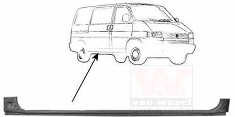 5874120 Van Wezel Repair part door