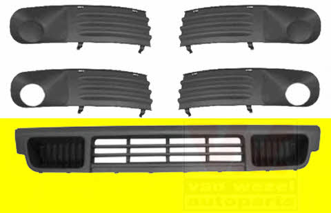 5896590 Van Wezel Front bumper grill