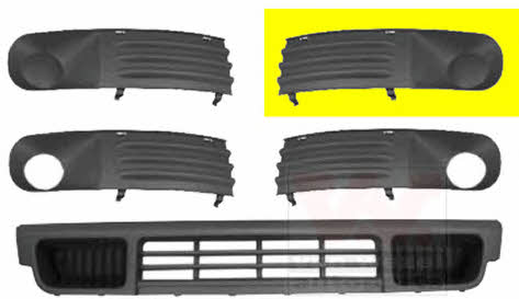 Van Wezel 5896591 Front bumper grille (plug) left 5896591 5896591 Van Wezel Front bumper grille (plug) left