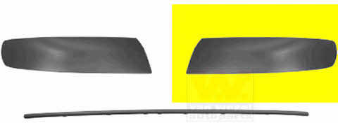 Bumper moulding Volkswagen Transporter: 5897583 Van Wezel Trim front bumper left