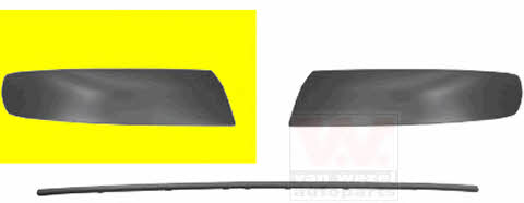 Bumper moulding Volkswagen Transporter: 5897584 Van Wezel Trim front bumper right