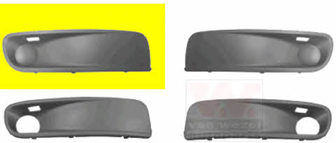 Van Wezel 5897592 Front bumper grille (plug) right 5897592