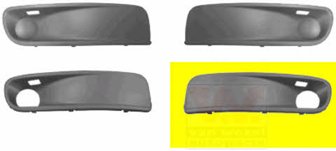 Van Wezel 5897593 Front bumper grille (plug) left 5897593