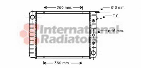 Van Wezel 59002028 Radiator, engine cooling 59002028