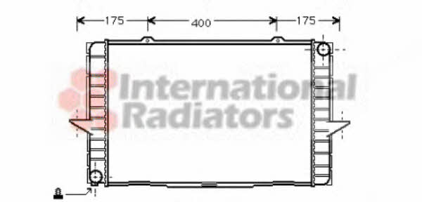Van Wezel 59002063 Engine cooling radiator 59002063 59002063 Van Wezel Engine cooling radiator