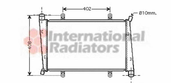 Van Wezel 59002130 Radiator, engine cooling 59002130