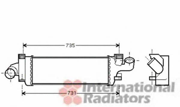 Intercooler charger Volvo C30: 59004134 Van Wezel Intercooler, charger