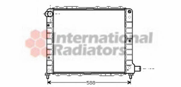 Van Wezel 73002053 Radiator, engine cooling 73002053