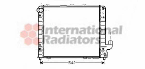 Van Wezel 73002056 Radiator, engine cooling 73002056