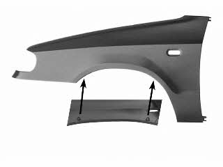 Front wing panel Skoda: 7616655 Van Wezel Front fender left