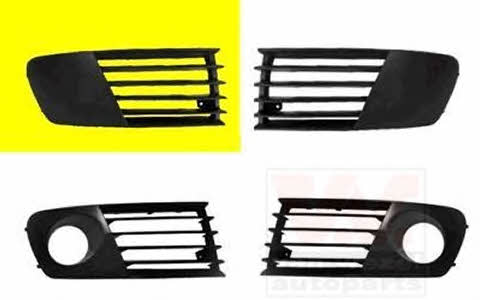 Radiator grille Seat: 4917592 Van Wezel Front bumper grille (plug) right