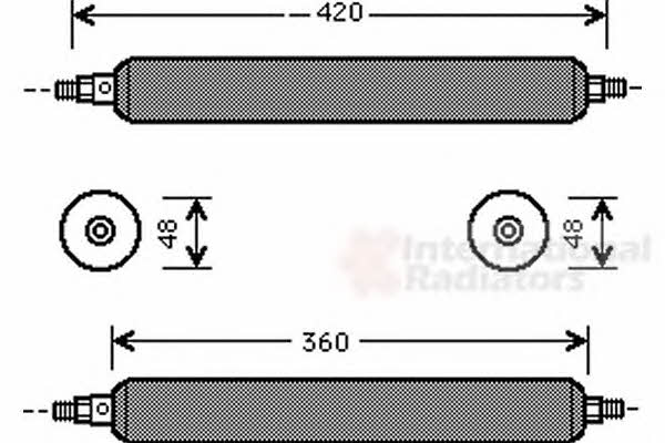 Van Wezel 7700D003 Dryer, air conditioner 7700D003