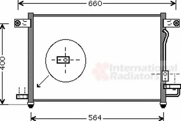 Air con condenser Daewoo: 81005061 Van Wezel AC Condenser