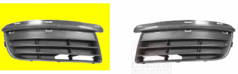 Bumper mesh Volkswagen: 5886592 Van Wezel Front bumper grille (plug) right