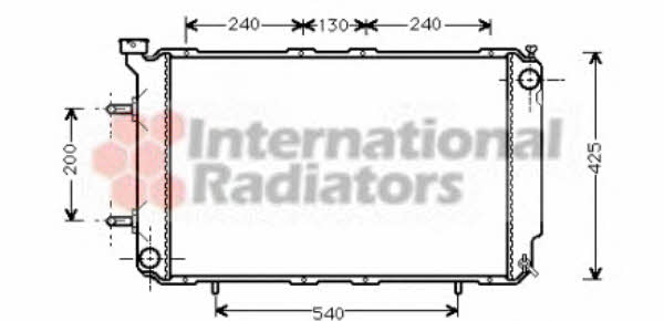 Van Wezel 51002032 Radiator, engine cooling 51002032