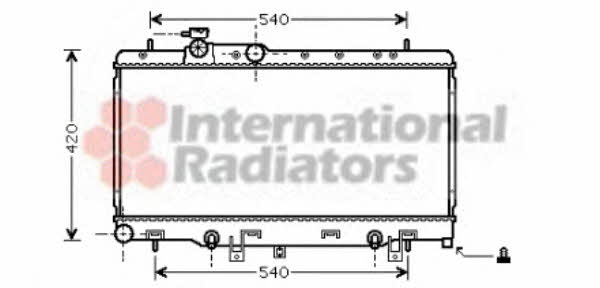 Van Wezel 51002053 Radiator, engine cooling 51002053