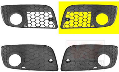 Radiator grille Volkswagen Golf: 5893591 Van Wezel Front bumper grille (plug) left
