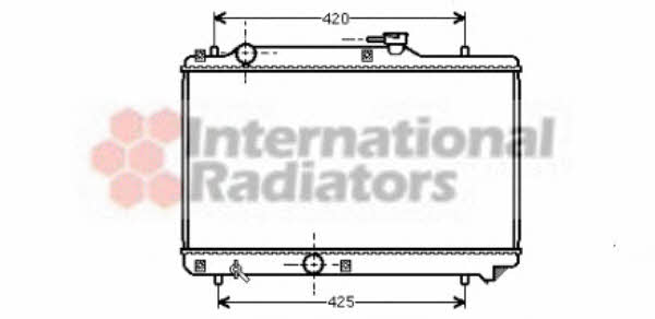 Van Wezel 52002035 Radiator, engine cooling 52002035