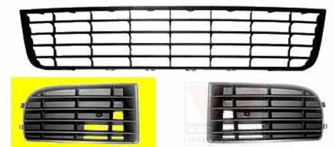 5894592 Van Wezel Front bumper grille (plug) right