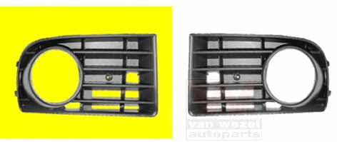 5894594 Van Wezel Front bumper grille (plug) right