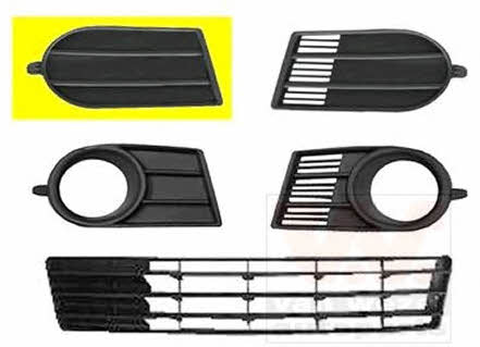 5222592 Van Wezel Front bumper grille (plug) right