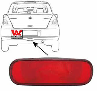Tail lights Suzuki Vitara: 5222929 Van Wezel Fog lamp, rear