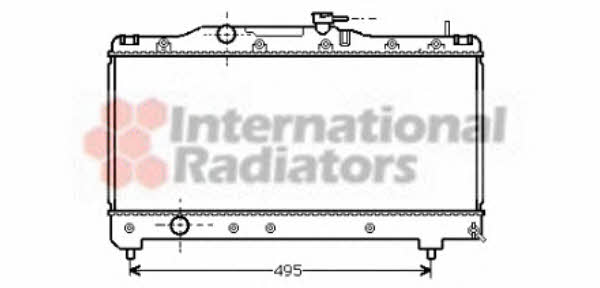 Engine radiator Toyota Carina E: 53002141 Van Wezel Engine cooling radiator