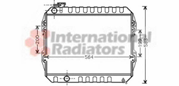 Van Wezel 53002374 Radiator, engine cooling 53002374