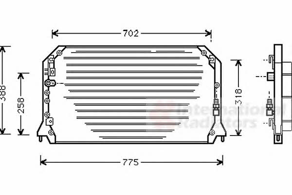 Van Wezel 53005254 Cooler Module 53005254