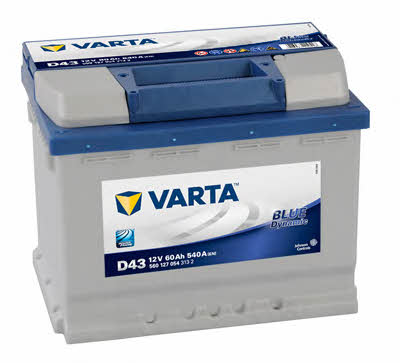 Varta 5601270543132 Battery Varta Blue Dynamic 12V 60AH 540A(EN) L+ 5601270543132