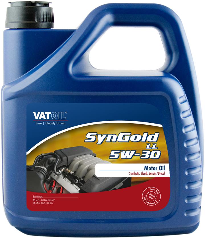 Vatoil 50017 Engine oil Vatoil SynGold LL 5W-30, 4L 50017
