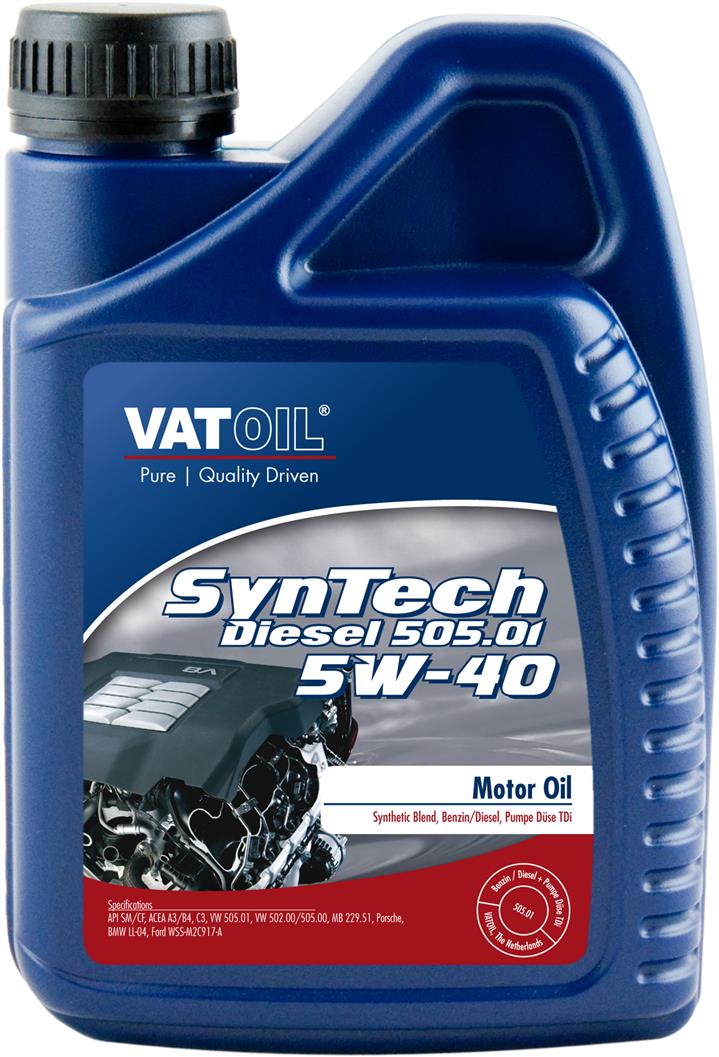 Vatoil 50044 Engine oil Vatoil SynTech Diesel 505.01 5W-40, 1L 50044