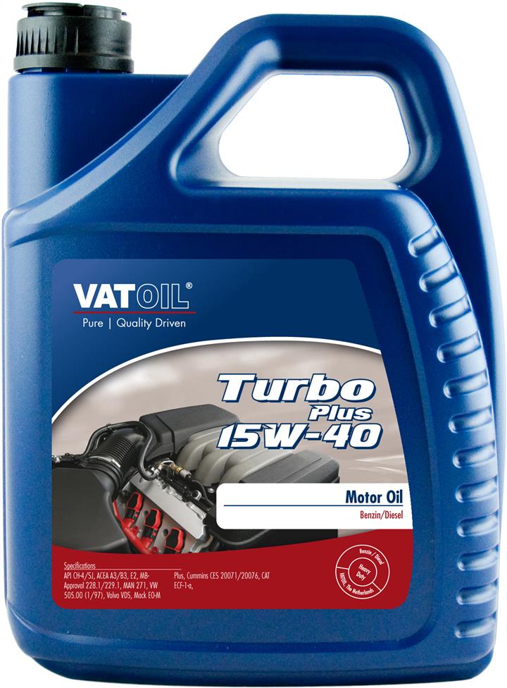 Vatoil 50056 Engine oil Vatoil Turbo Plus 15W-40, 5 l 50056