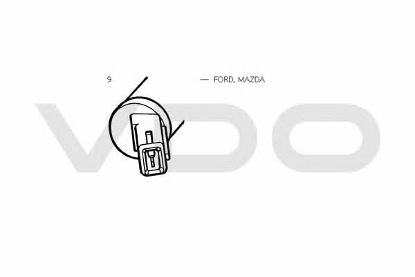 VDO X10-729-002-004 Glass washer pump X10729002004