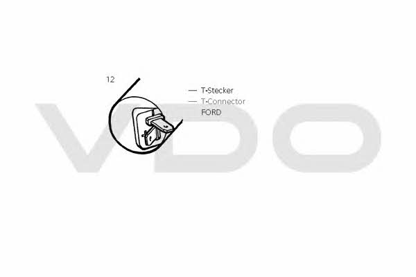 VDO X10-729-002-008 Glass washer pump X10729002008