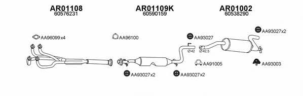  010001 Exhaust system 010001