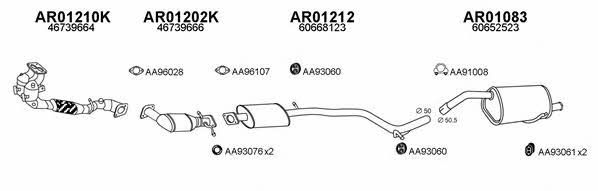  010032 Exhaust system 010032