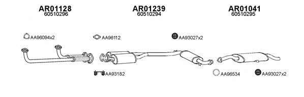  010044 Exhaust system 010044