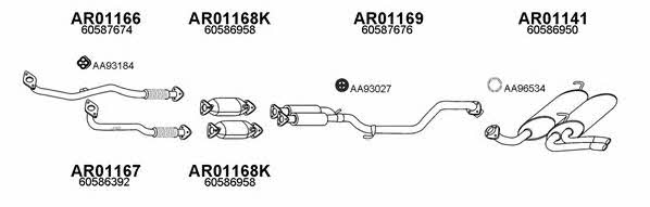  010046 Exhaust system 010046