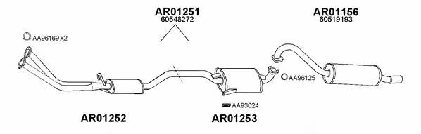  010061 Exhaust system 010061