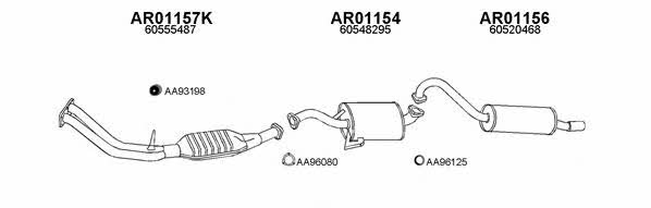  010063 Exhaust system 010063